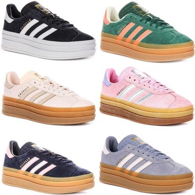 Adidas Gazelle Bold J Retro Wildleder Sneaker Mädchen in Hellrosa EU 36-41