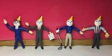 Jack in the Box Bendy Jacks Office Bros Lot of 4 Different 1990's