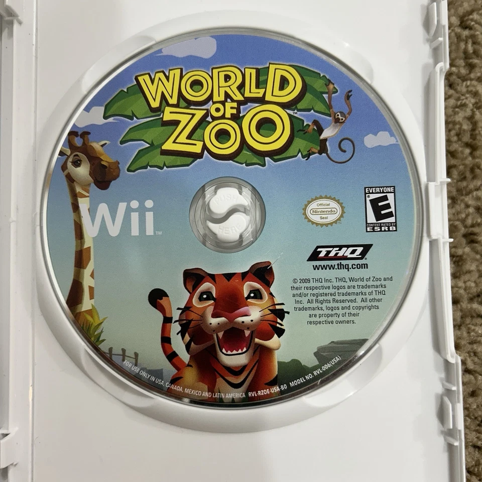 World of Zoo For Nintendo Wii With Manual And Disk | Used - Image 3 of 4