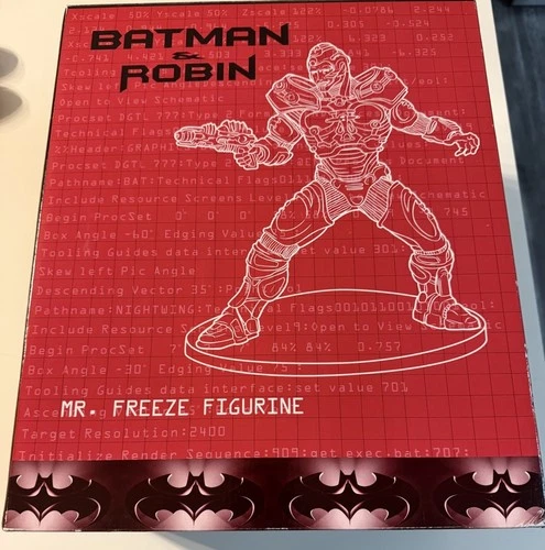 Warner Bros.Studio Store Batman & Robin Mr.Freeze Statue  Arnold Schwarzenegger