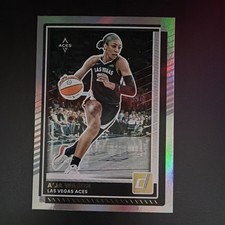 2025 Panini Donruss WNBA Parallel A'ja Wilson #82 Las Vegas Aces halo