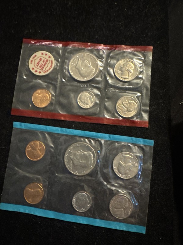 1971 Mint Set Original Envelope US Coins Free Shipping 