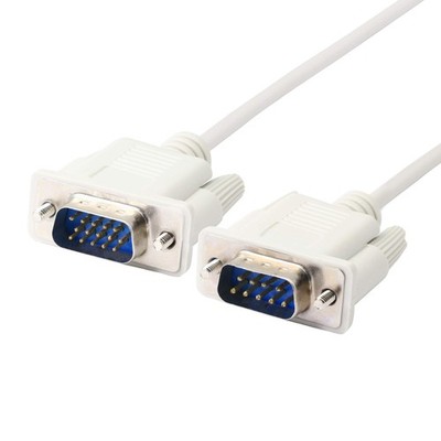 PNGKNYOCN 4.5 Feet DB 9 Pin Male to VGA 15 Adapter Cable, Black 