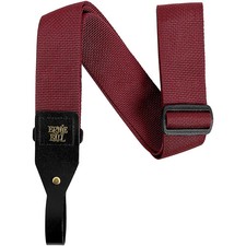 Ernie Ball Polypro Acoustic Guitar Strap Burgundy 2 in.