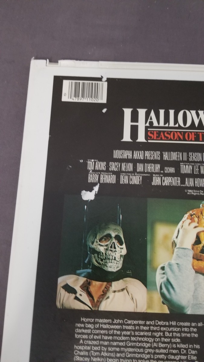 Halloween III Season of the Witch CED Videodisc MCA RCA 45-11020