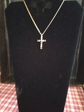 Light Necklaces Collection Goldtone Brass Chain With Multicolor