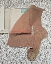1 Pair Van Raalte 1950's Vintage Nylon Hose Stockings In Box Size 51 L. Large