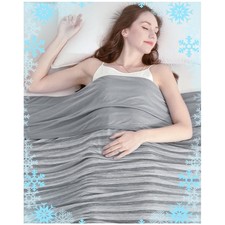 Double-Sided Cooling Blanket for Hot Sleepers - Lightweight