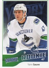 2011 Upper Deck Victory Rookie Yann Sauve #248 (RC)