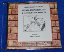 Lionel Prewar Parts & Instruction Sheets Digital Reissue of Rare Book!