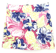 RAFAELLA Womens Stretch Viscose Mini A-line Skort Skirt Floral Multicolor Size M