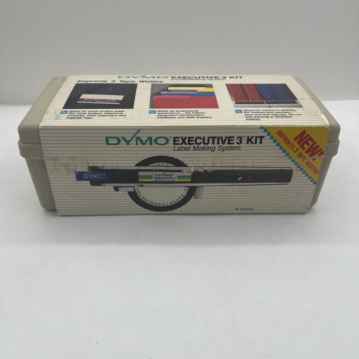 Dymo 1575 Executive 3 Tapewriter Label Maker Vintage 1966 for sale