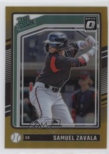 2024 Panini Donruss Optic Rated Prospects Gold Prizm 5/10 Samuel Zavala 0fo5