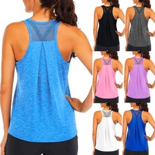 New Yoga Shirt Female New Style T-Shirt Loose Fitness Tops Vest Women Sleeveless