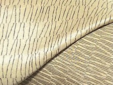 Fabric by the Yard - Upholstery - Striped Gold Brown