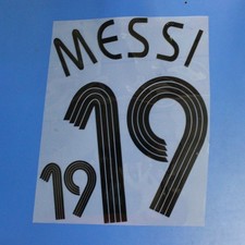 Argentina 2006 Lionel Messi Player Size Soccer Shirt Nameset Name Number ID