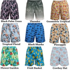 Men Swim Trunks, Swimming Shorts Swimwear w Mesh 2 Side Pockets Bathing Suit