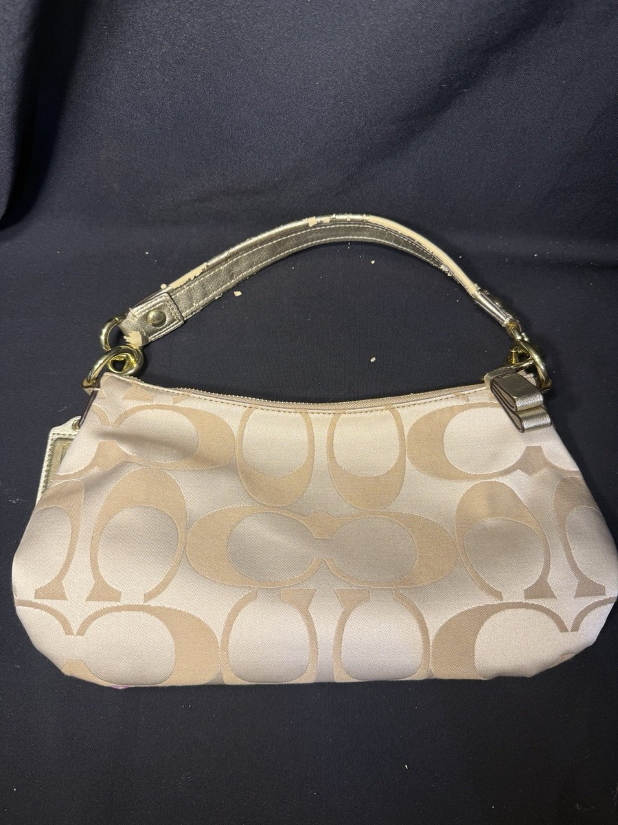 COACH Poppy Daisy Fingerpaint Graffiti Large Hobo Shoulder Bag
