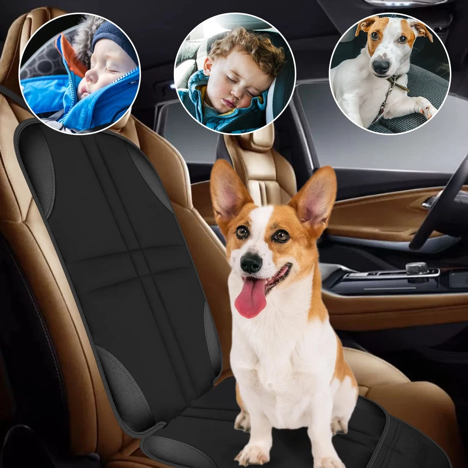 2x Autositz Auflage Schutzunterlage Schutzbezug Sitzschoner Sitzschutz Kinder - Bild 4 von 4