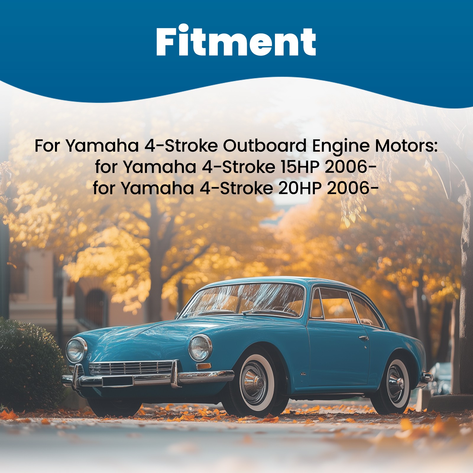 Outboard Motor Carburetor Assembly for Yamaha 15HP 20HP 4-Stroke 6AH-14301-A1