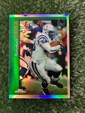 Topps Chrome Marshall Faulk #4 Indianapolis Colts Football Card 1997