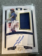 2025 Panini National Treasures Clutch Factor Luis Angel Acuna Patch Auto 85/99