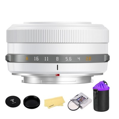 TTARTISAN AF 27mm F2.8 Autofokus APS-C STM Objektiv für Fujifilm X-Mount Weiß