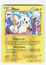 Minun 48/113 Legendary Treasures Reverse Holo