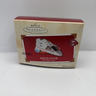 Hallmark Keepsake QLX7663 Delta Flyer Star Trek Voyager Ornament 2002 Magic