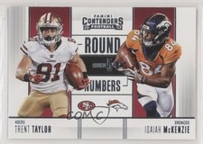 2017 Panini Contenders Round Numbers Isaiah McKenzie Trent Taylor #RN-19 fm0