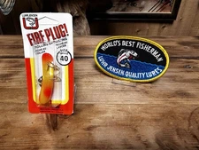 Vintage Luhr Jensen Fire Plug Size #40 924 Salmon Steelhead Trout Fishing Lure