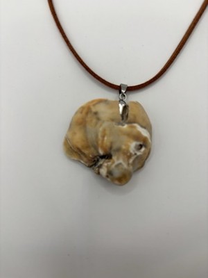 Sea Creation 3D Textured-seashell 2 x2  Gold Cream Grey With 20   Suede Cord