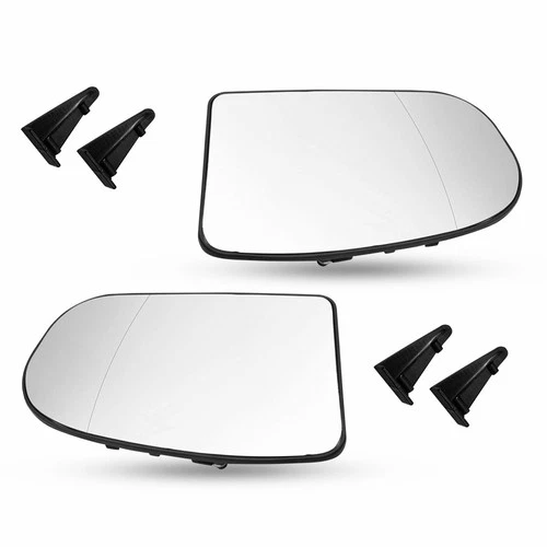 LH RH Heated Exterior Mirror Glass For Mercedes-Benz C-Class W203 Coupe 2001-07
