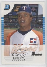 2005 Bowman Draft White 183/225 Edinson Volquez #BDP134 h3a