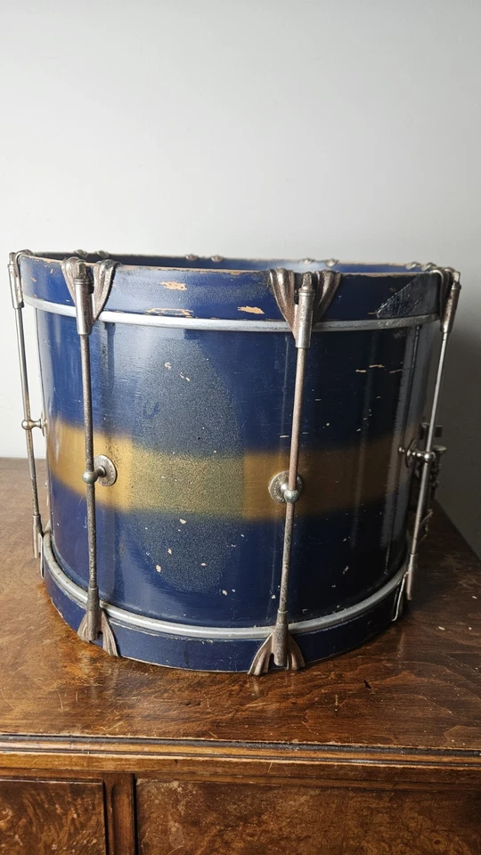 Vintage 1960’s Ludwig 14" Snare Drum Marching Band Parade Wood Body USA - Image 3 of 4