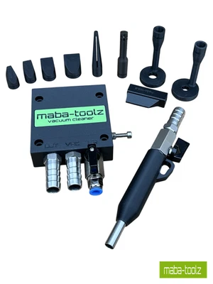 maba-toolz Powder Coating Vacuum Cleaner inkl. Düsenset Pulverbeschichtung