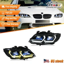 Full LED Headlights Assembly For BMW 3 Series E92 E93 2007-2010 Coupe 328i 335i
