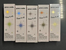 5 Grace & Stella De-Puffing Eye Elixir Dew It All  .5 Oz New Sealed Full Size