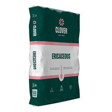 Original Clover Irish Peat - Ericaceous Compost Professional 1x 75L Large Bale 0.27 per litre