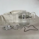 Vintage Pyrex Glass 6 Cup Coffee Percolator 7756-B Complete