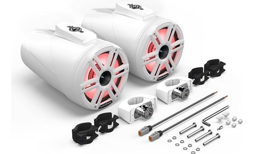 Rockford Fosgate M2WL-8H Color Optix 8" Horn Tower Speakers - White (Pair) - Picture 2 of 4