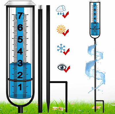 Rain Gauge Outdoor, Accurate Rain Gauges Outdoors Best Rated, Tall Rain Gauge fo