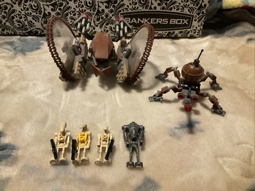 Lego star Wars 7670 Hailfire & Spider Droid | USED | 100% Complete | No Box