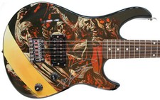 Robert Kirkman Signed Peavey Walking Dead Walkers Electric Guitar & Certificate