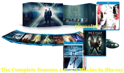 X-Files The Complete TV Series Seasons 1-11+2 Movie Blu-ray(1-10+
