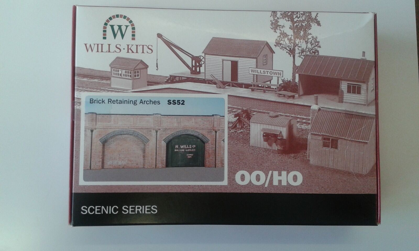 Brick Retaining Arches (4) OO gauge buildings kit Wills SS52