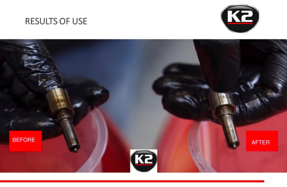 K2 Diesel Dictum DIESEL INJECTOR CLEANER SYSTEM Flush Removes Dirt