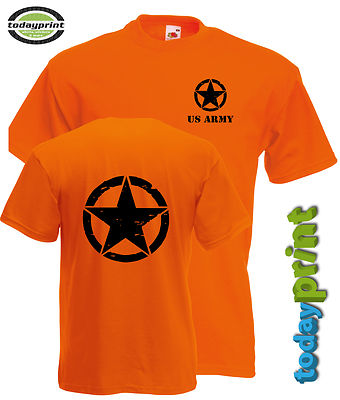 T Shirt US Army, Allied Star, Stern 