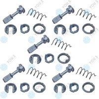5 Satz You.S Original TüR Verriegelung Zylinder Vorne Links FüR VW Polo (9N)