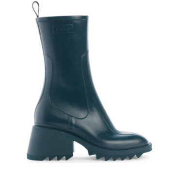 Chloe Betty Rain Boot Dark Emerald Size 39/9 | eBay